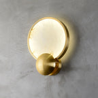 Hildenvale Alabaster Wall Light-Moonnatur