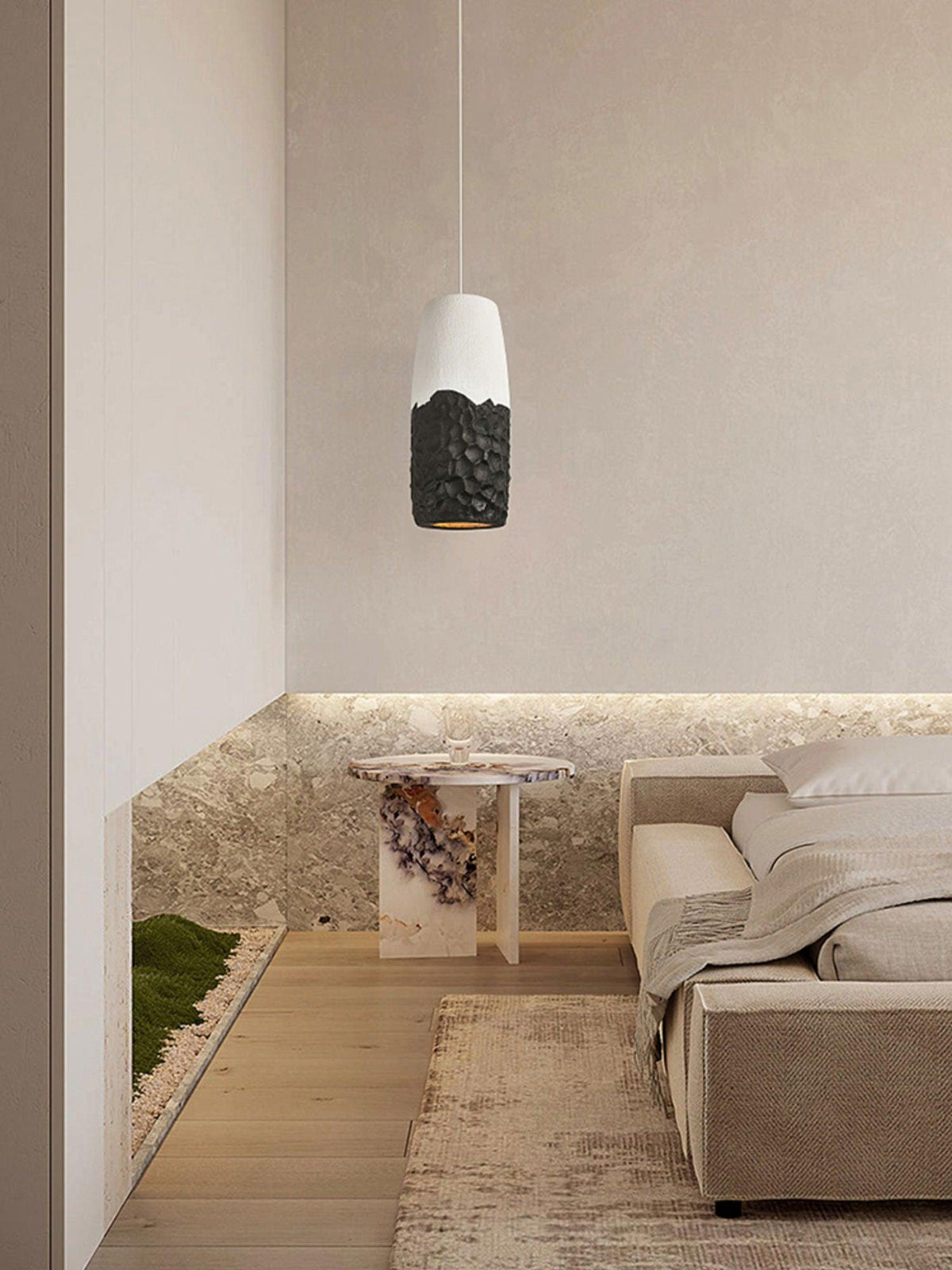 Wynalia Polystyrene Pendant Lamp-Moonnatur