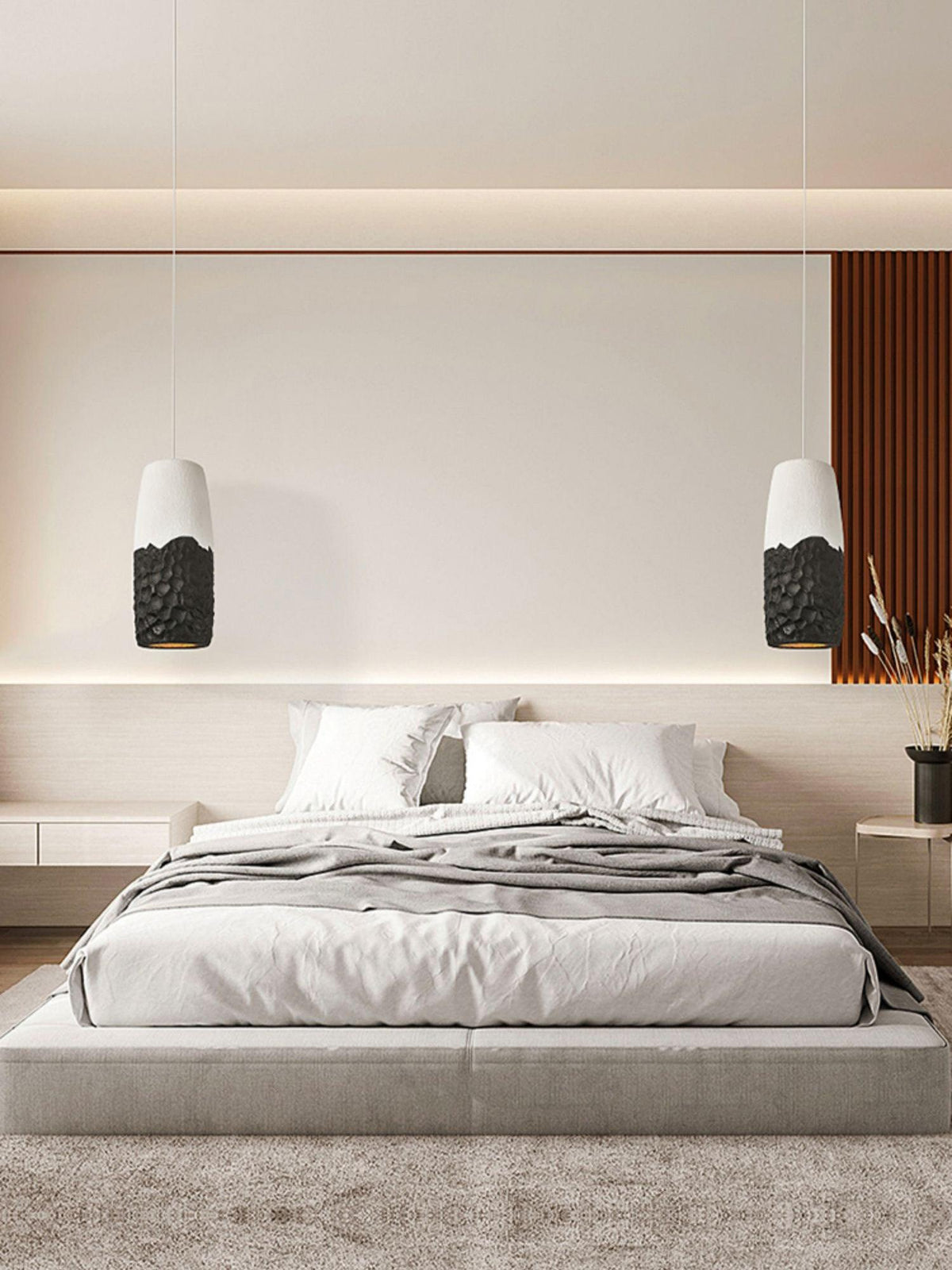 Wynalia Polystyrene Pendant Lamp-Moonnatur