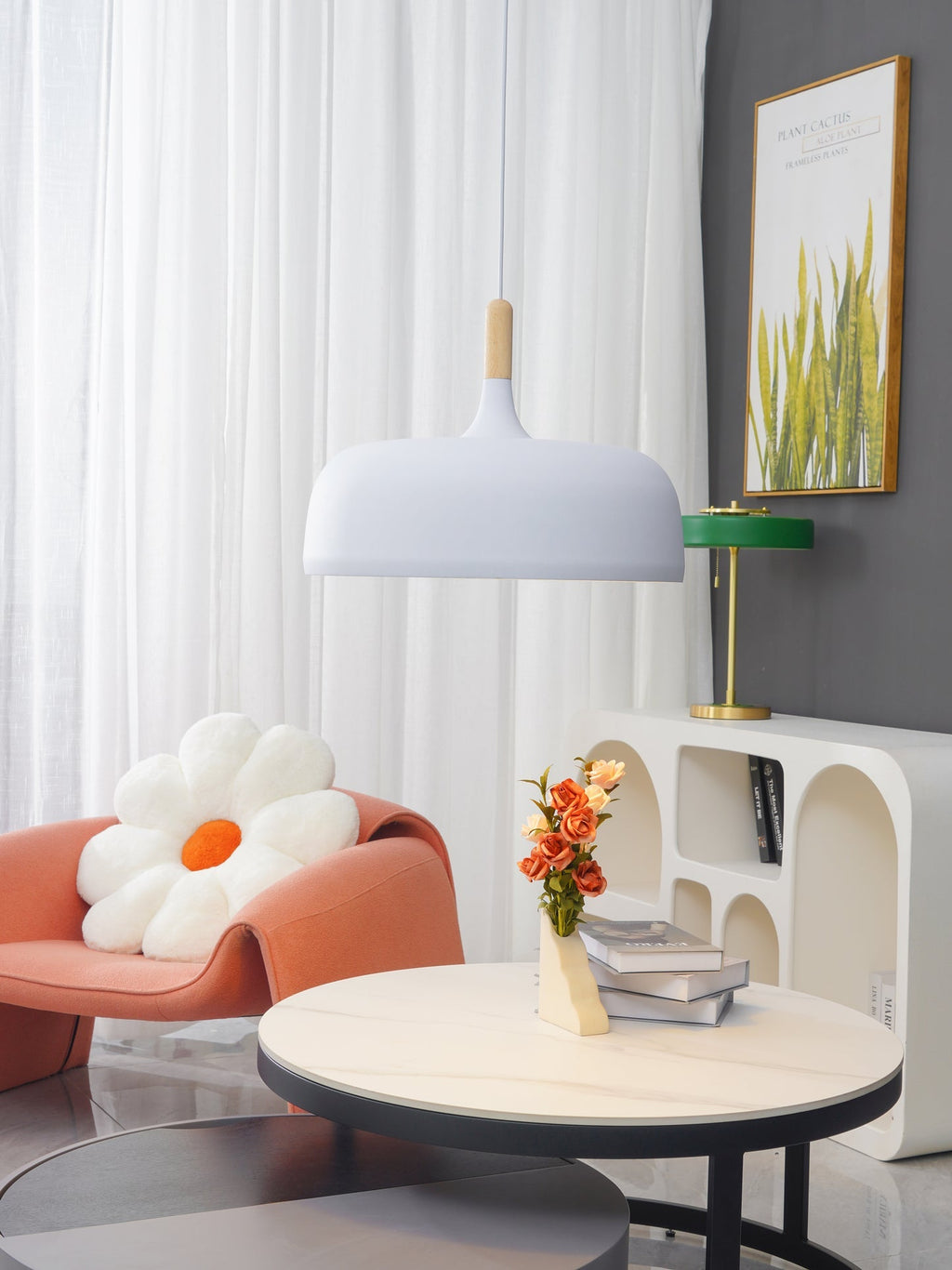 Xovelia Zinc Alloy Pendant Lamp-Moonnatur