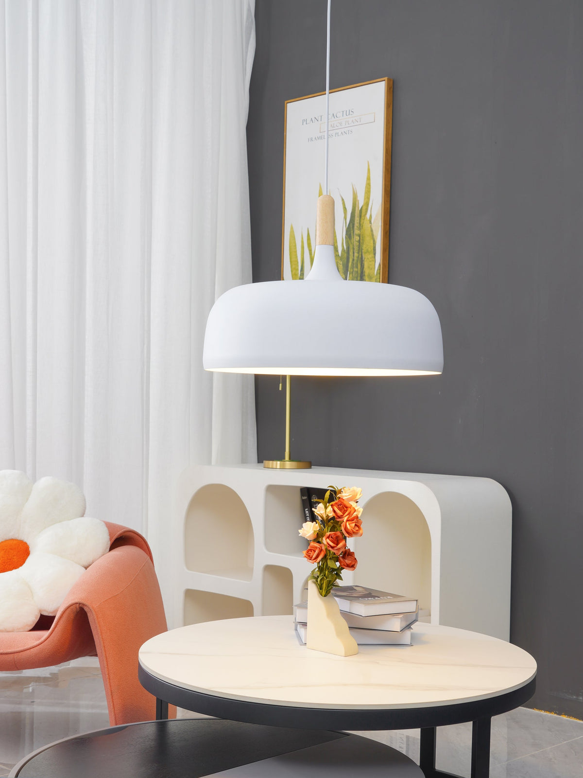 Xovelia Zinc Alloy Pendant Lamp-Moonnatur