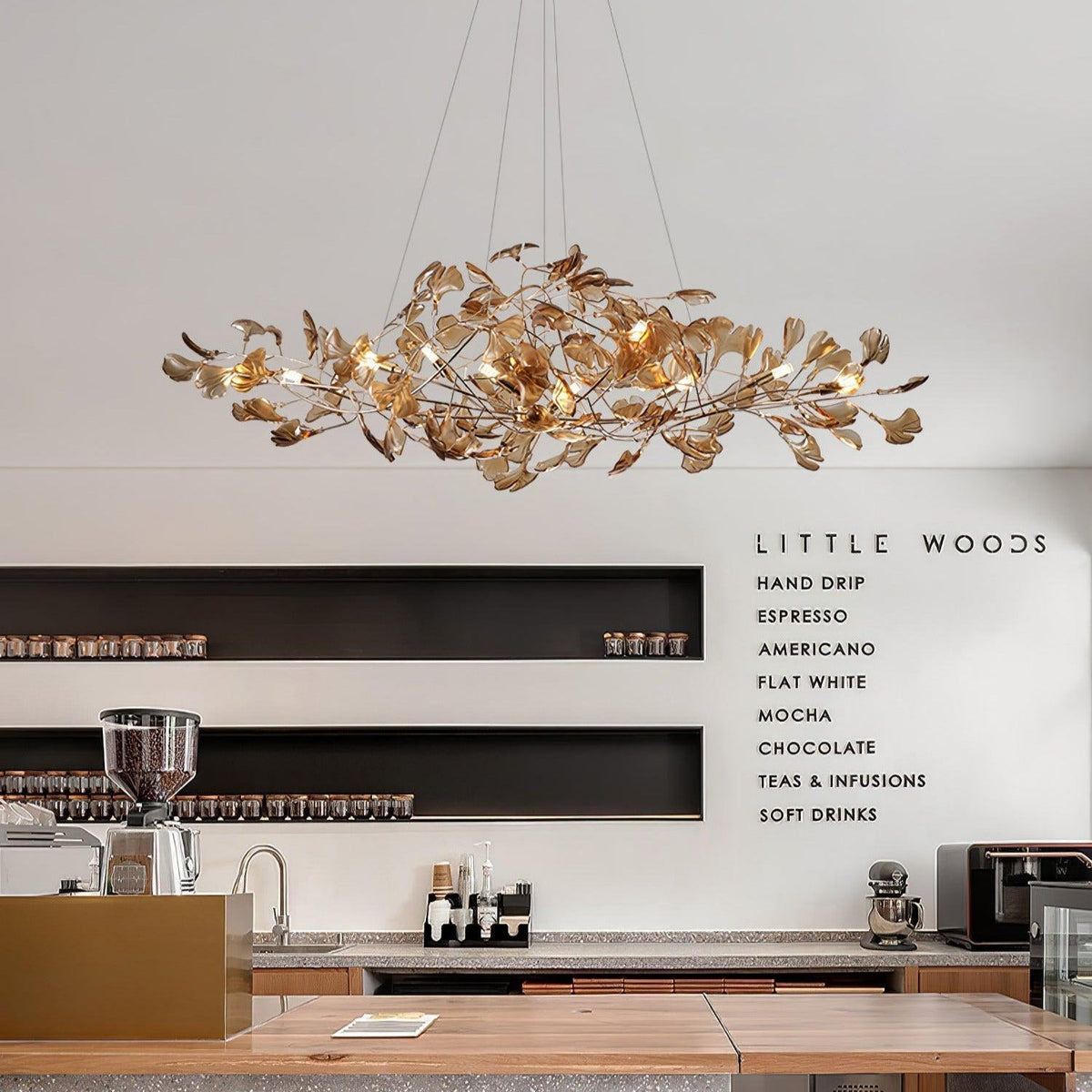 Renverbrook Acrylic Chandelier-Moonnatur