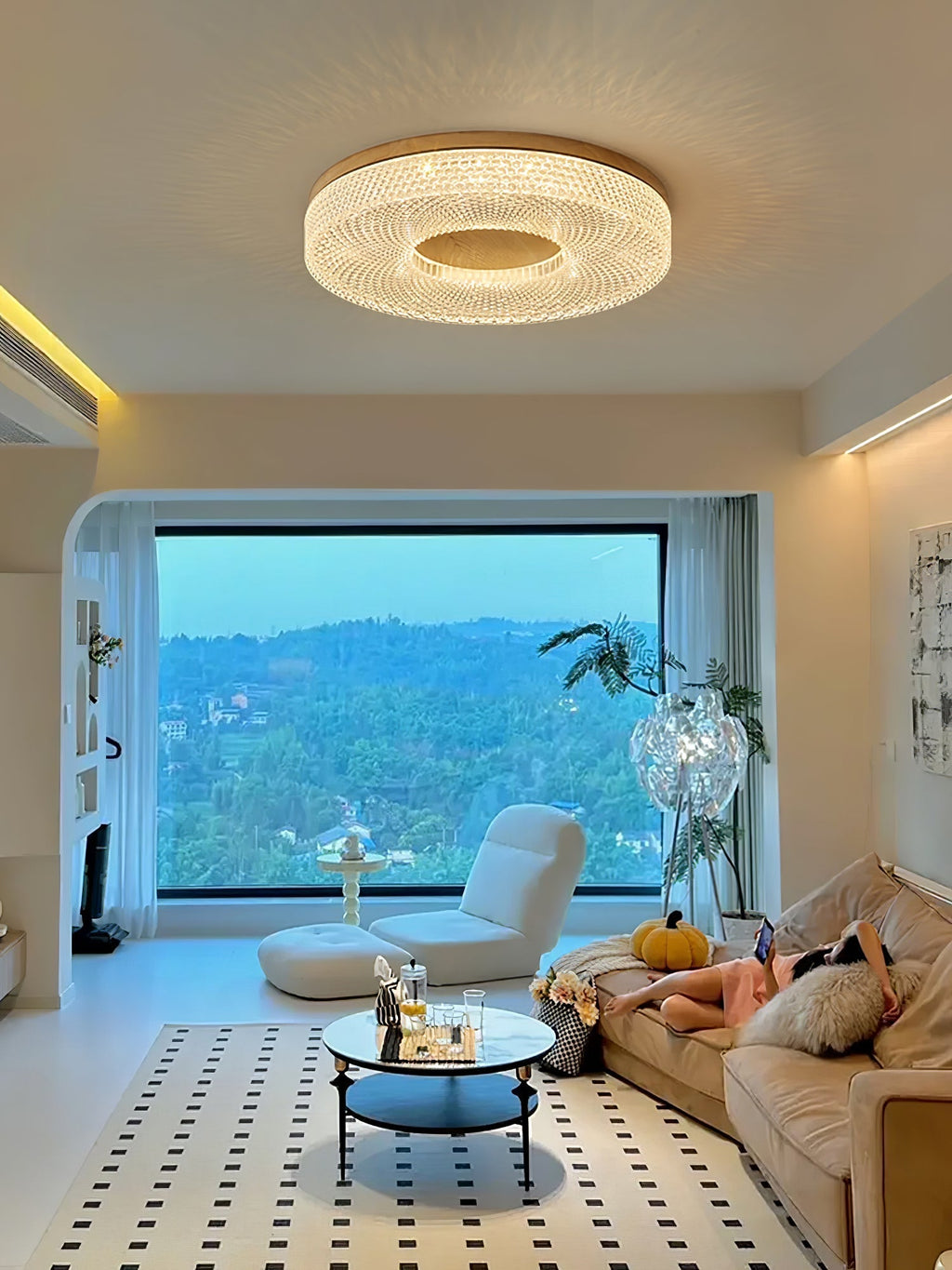 Ilunelle Acrylic Ceiling Light-Moonnatur
