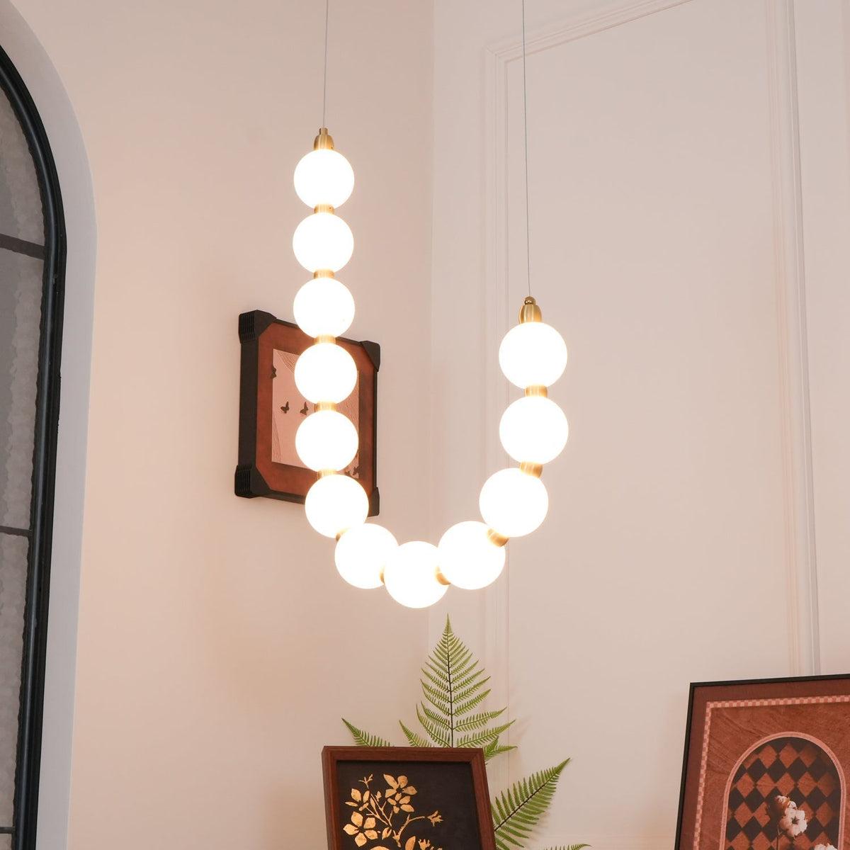 Porelia Acrylic Chandelier-Moonnatur