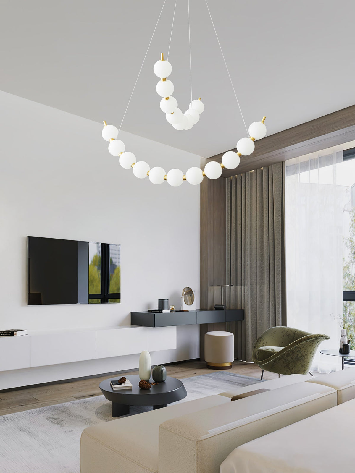 Isonelle Acrylic Chandelier-Moonnatur