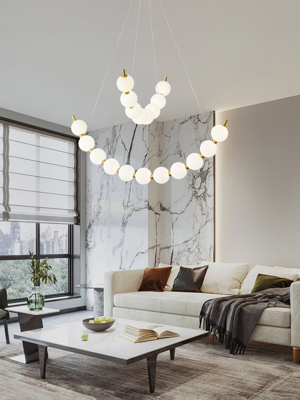Isonelle Acrylic Chandelier-Moonnatur