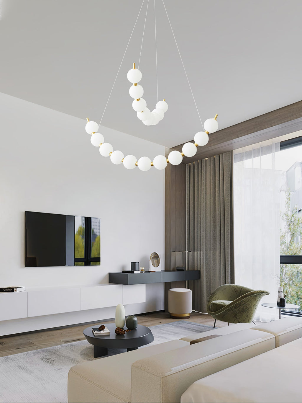 Isonelle Acrylic Chandelier-Moonnatur