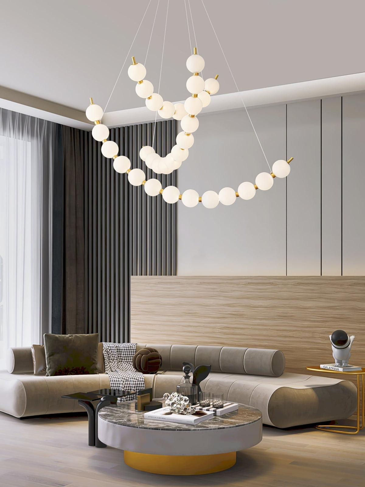 Isonelle Acrylic Chandelier-Moonnatur