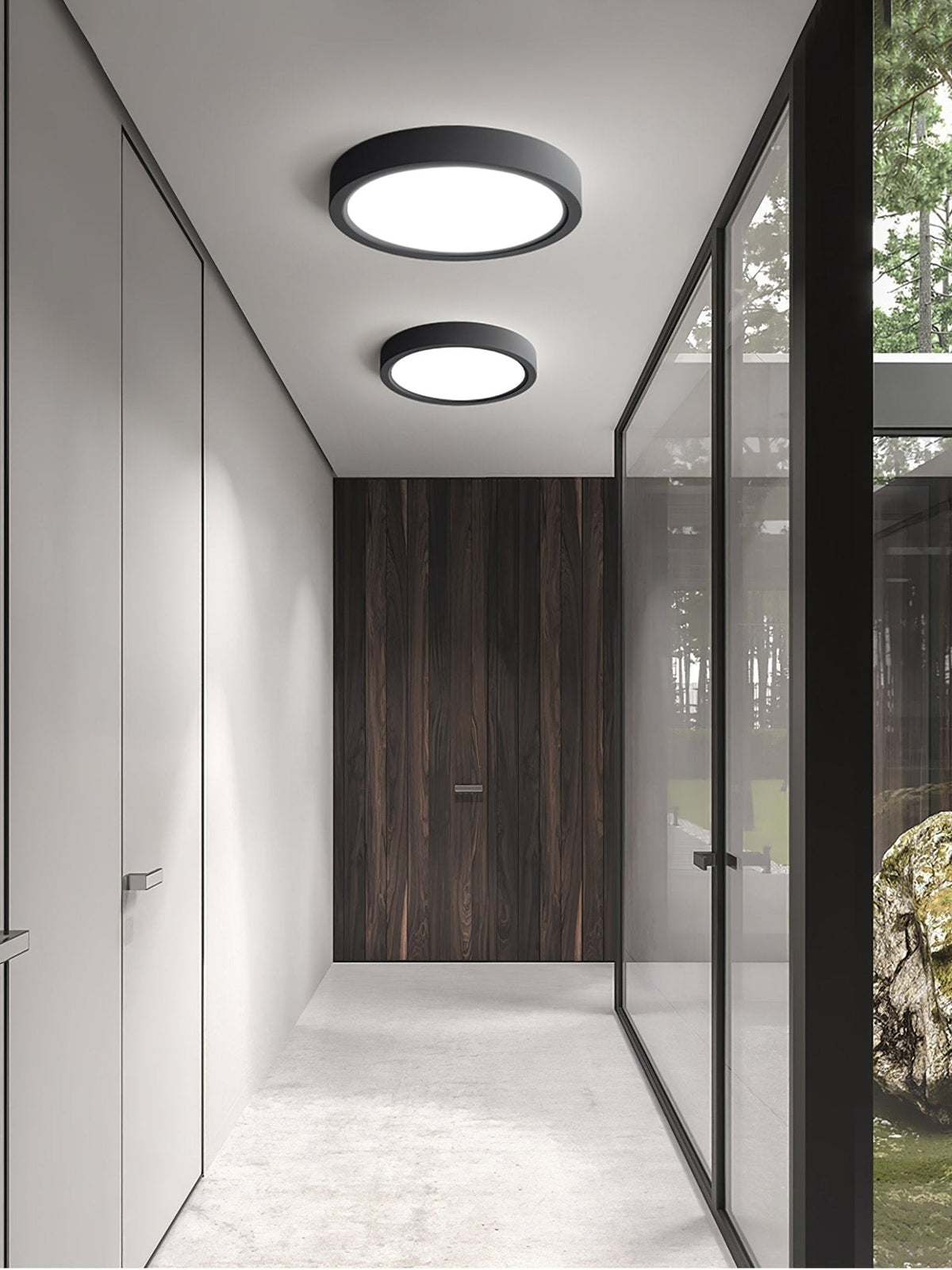 Farenaria Acrylic Ceiling Light-Moonnatur