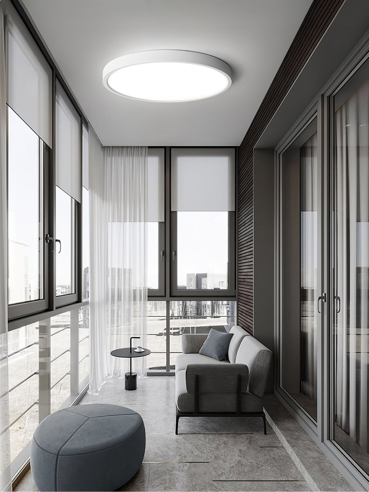 Farenaria Acrylic Ceiling Light-Moonnatur
