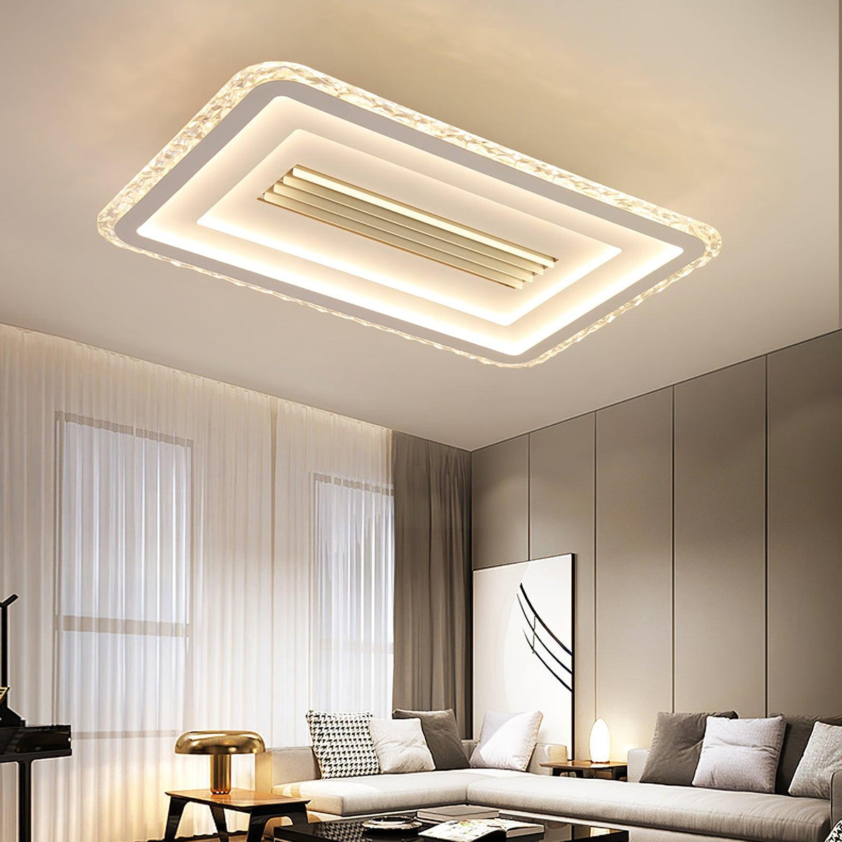 Ylenwyn Acrylic Ceiling Light-Moonnatur