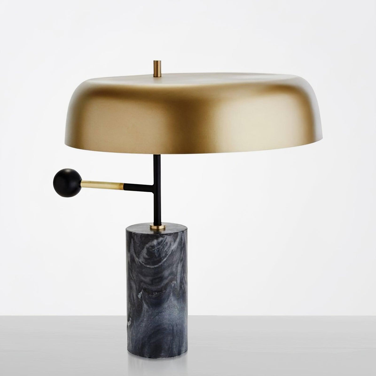 Quenelina Marble Table Lamp-Moonnatur