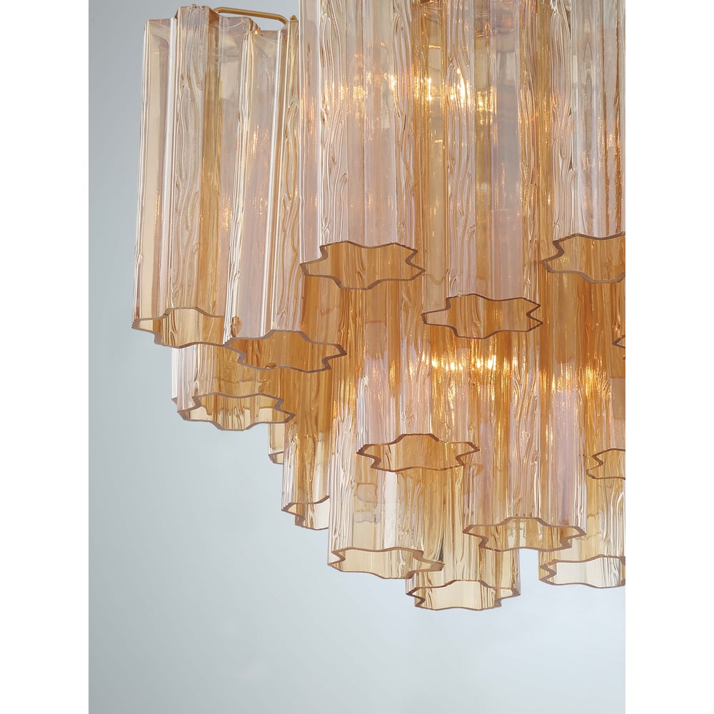Emrenonna Glass Chandelier-Moonnatur
