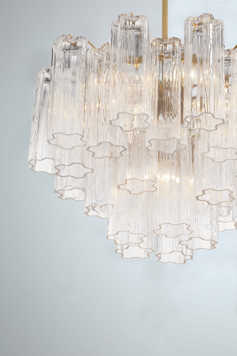 Emrenonna Glass Chandelier-Moonnatur