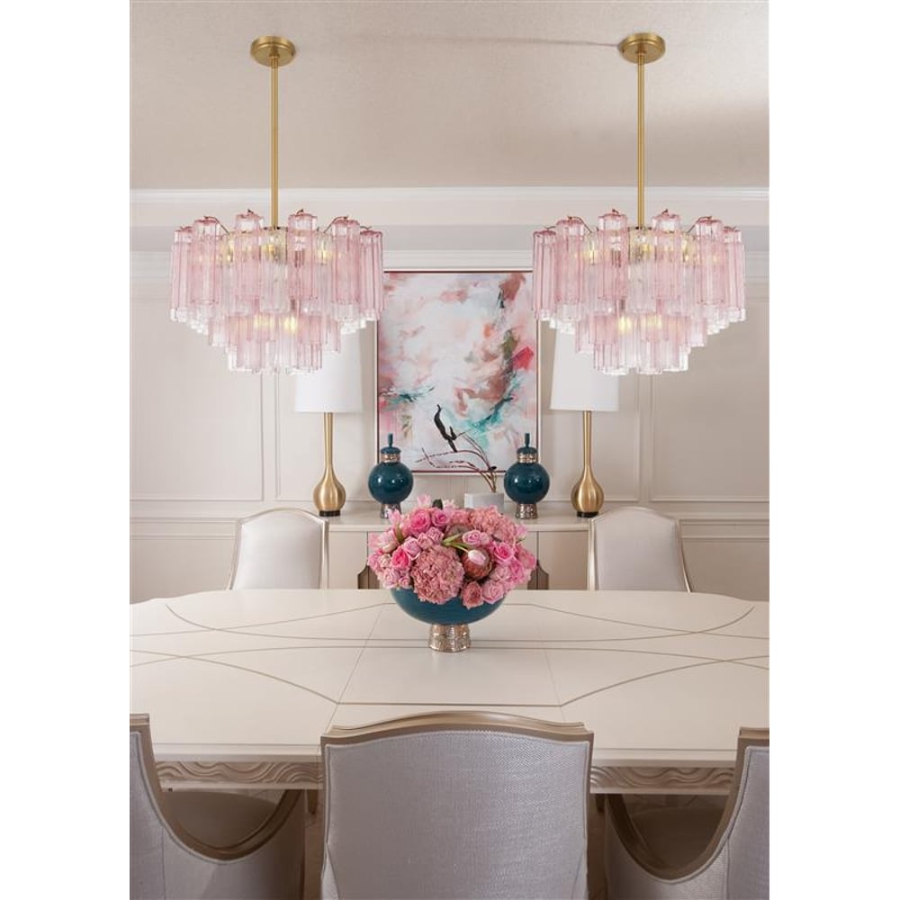 Emrenonna Glass Chandelier-Moonnatur