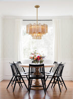 Emrenonna Glass Chandelier-Moonnatur
