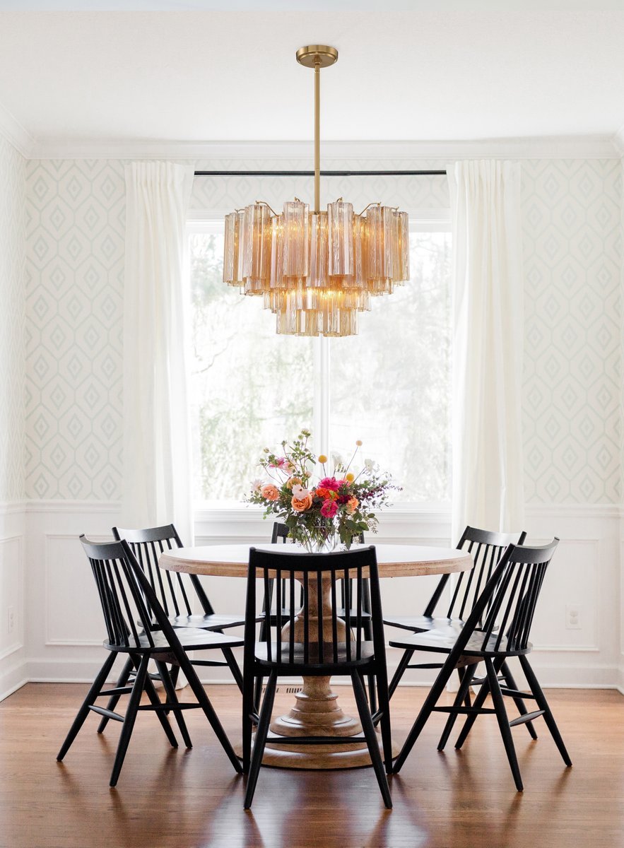 Emrenonna Glass Chandelier-Moonnatur