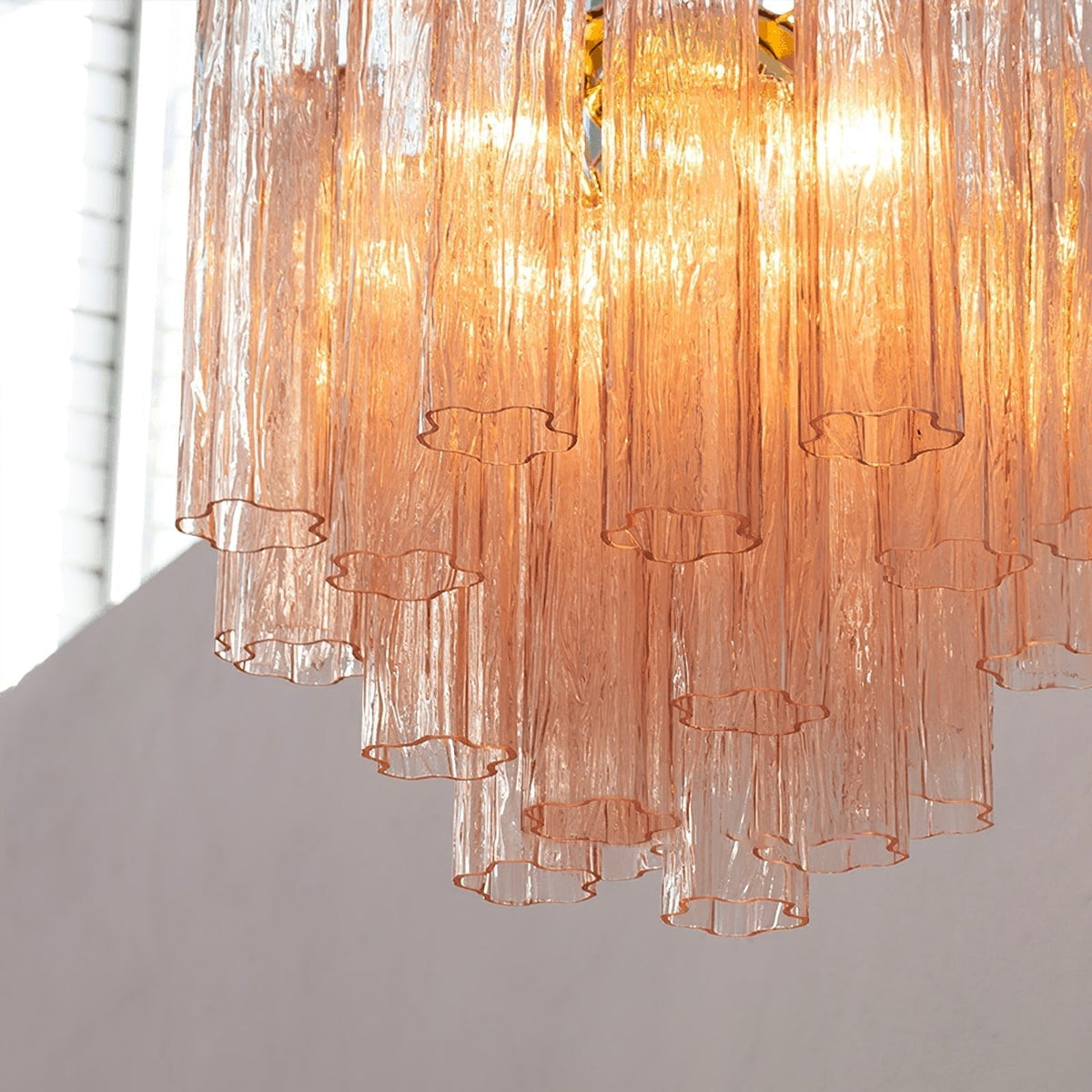 Sardenora Glass Chandelier-Moonnatur