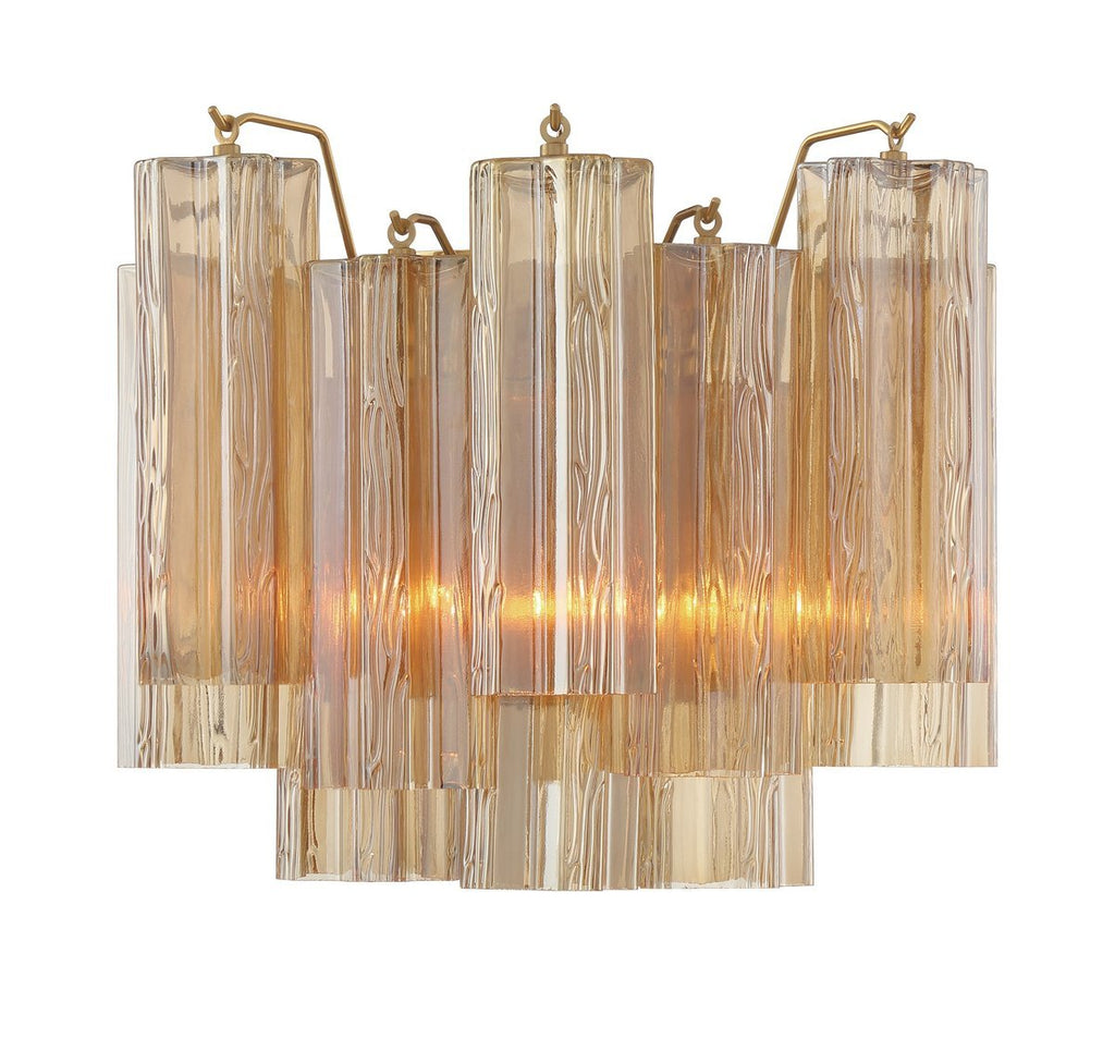 Dorreneth Glass Wall Light-Moonnatur