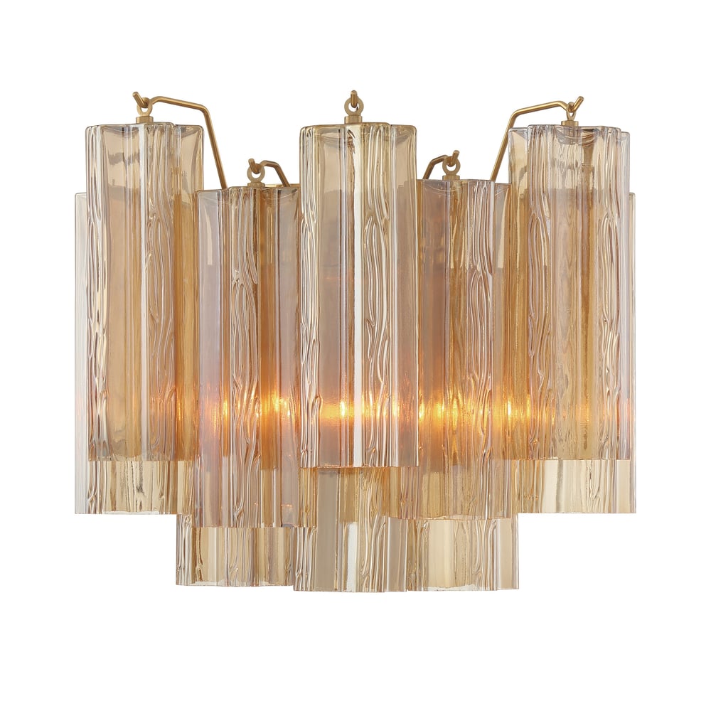 Dorreneth Glass Wall Light-Moonnatur