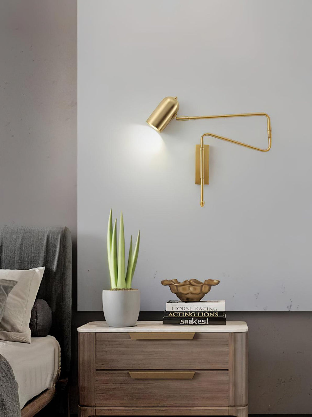 Davelora Metal Wall Light-Moonnatur