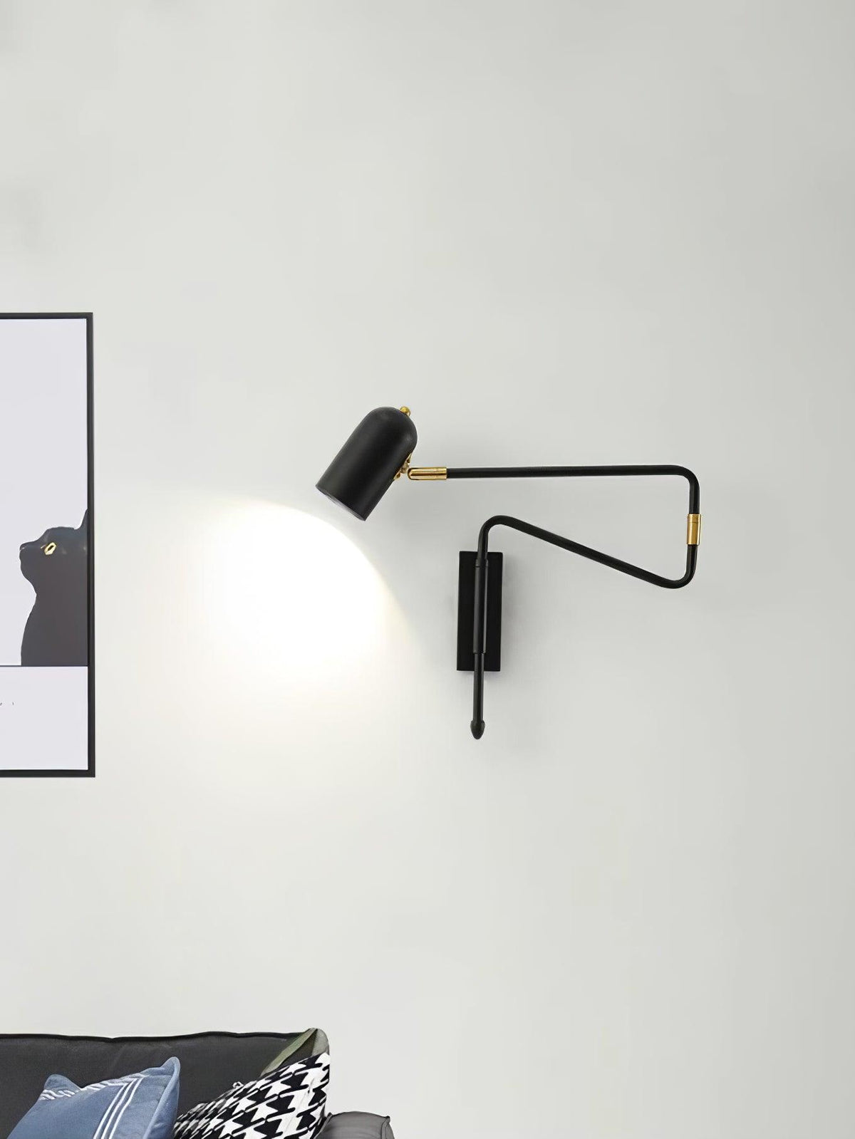 Davelora Metal Wall Light-Moonnatur
