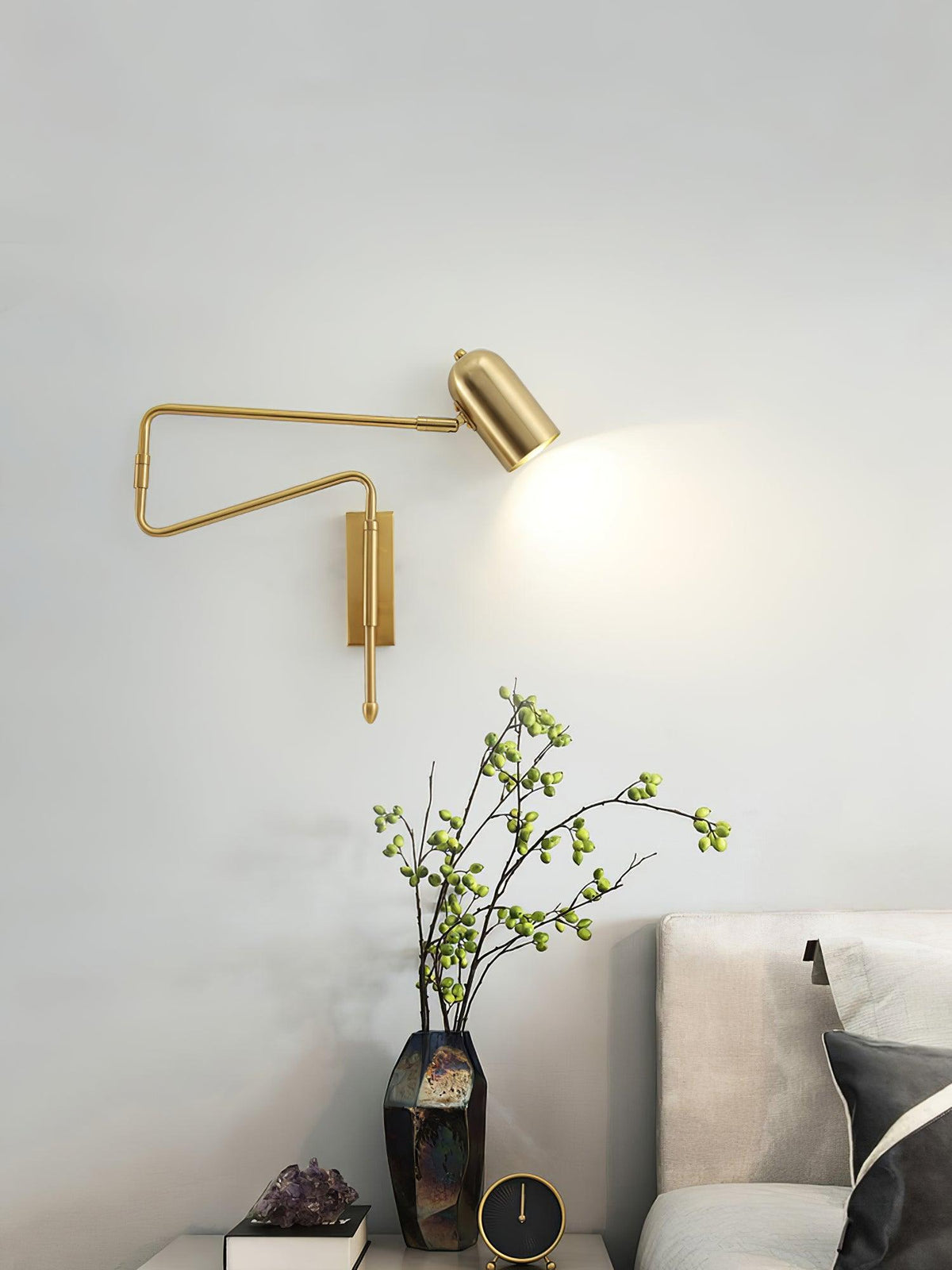 Davelora Metal Wall Light-Moonnatur