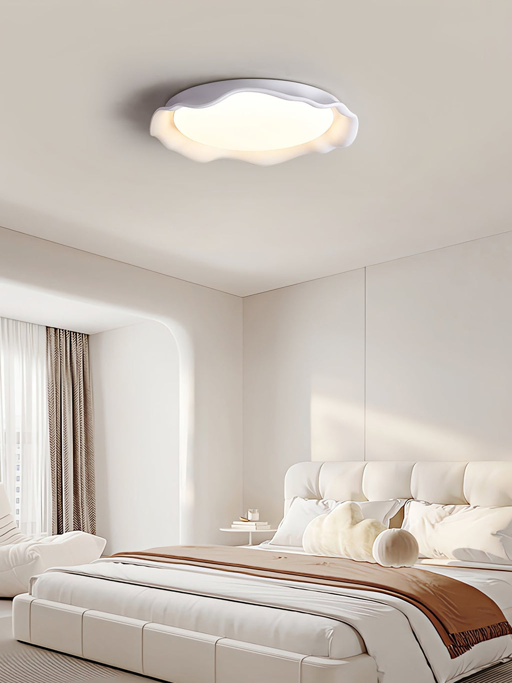 Tivora Microcement Ceiling Light-Moonnatur
