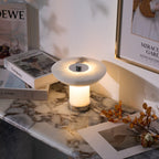 Kesterholm Alabaster Table Lamp-Moonnatur