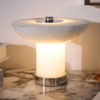 Kesterholm Alabaster Table Lamp-Moonnatur