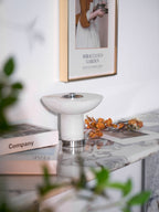 Kesterholm Alabaster Table Lamp-Moonnatur