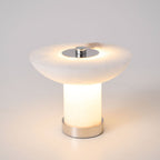 Kesterholm Alabaster Table Lamp-Moonnatur