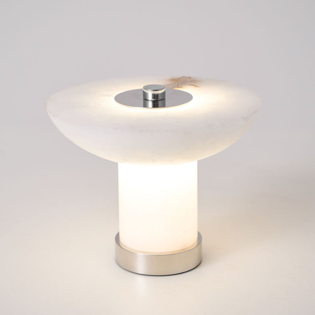 Kesterholm Alabaster Table Lamp-Moonnatur