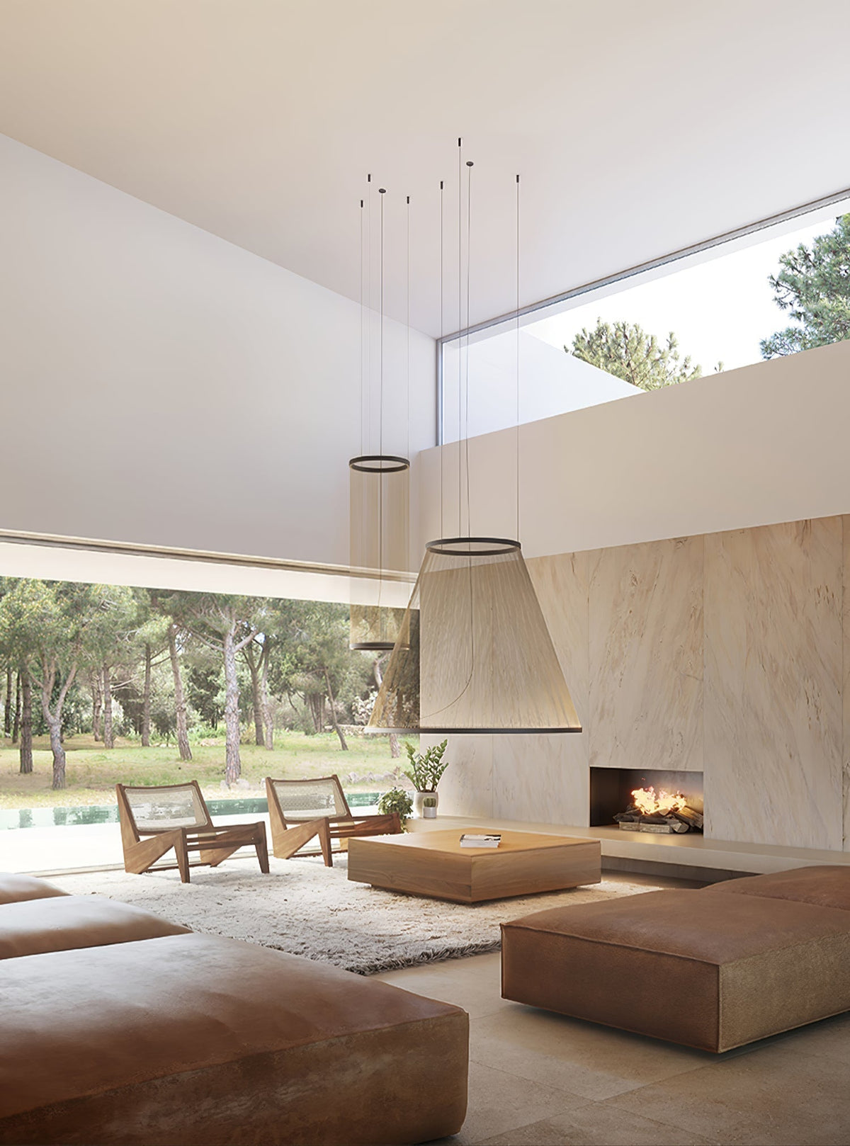 Grevara Aluminium Pendant Light-Moonnatur