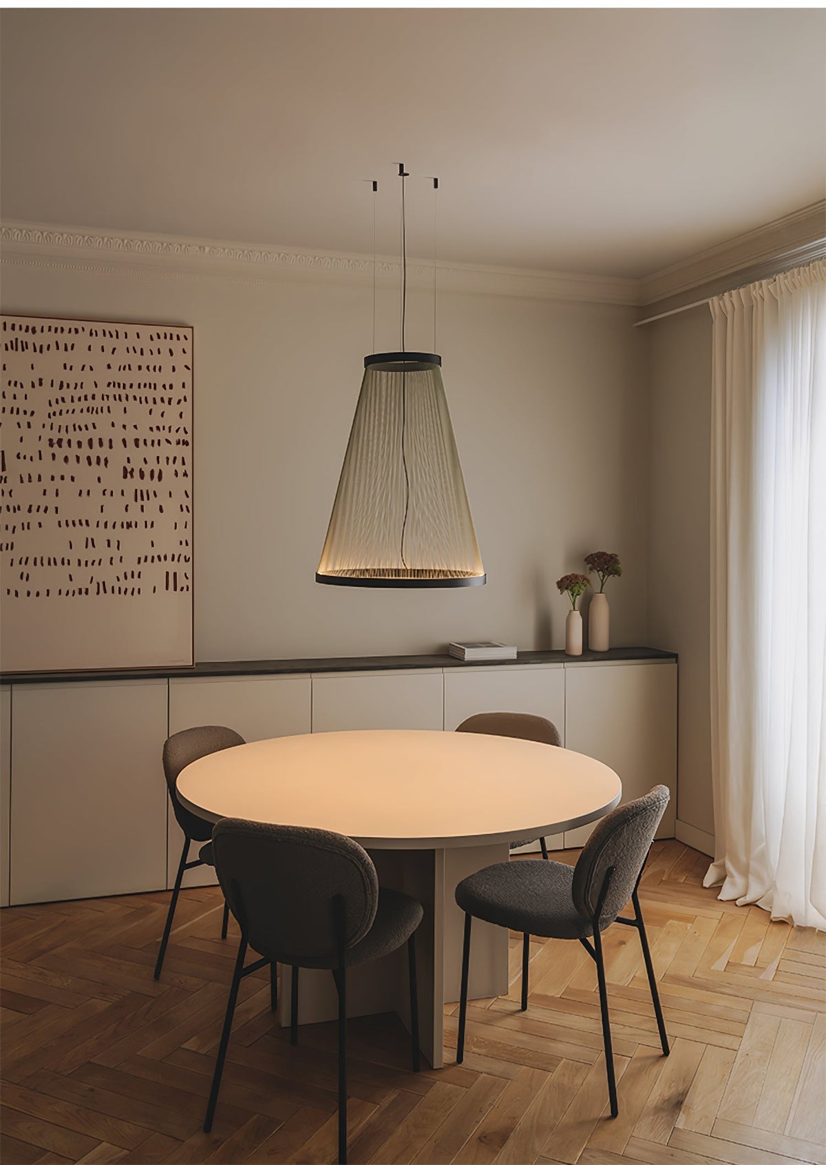 Grevara Aluminium Pendant Light-Moonnatur
