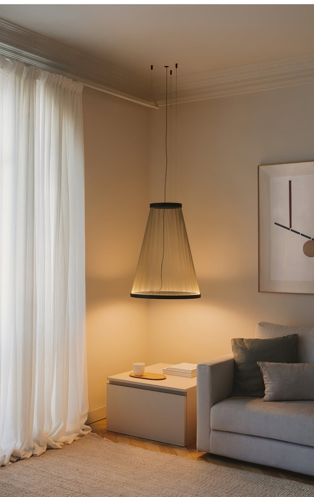 Grevara Aluminium Pendant Light-Moonnatur