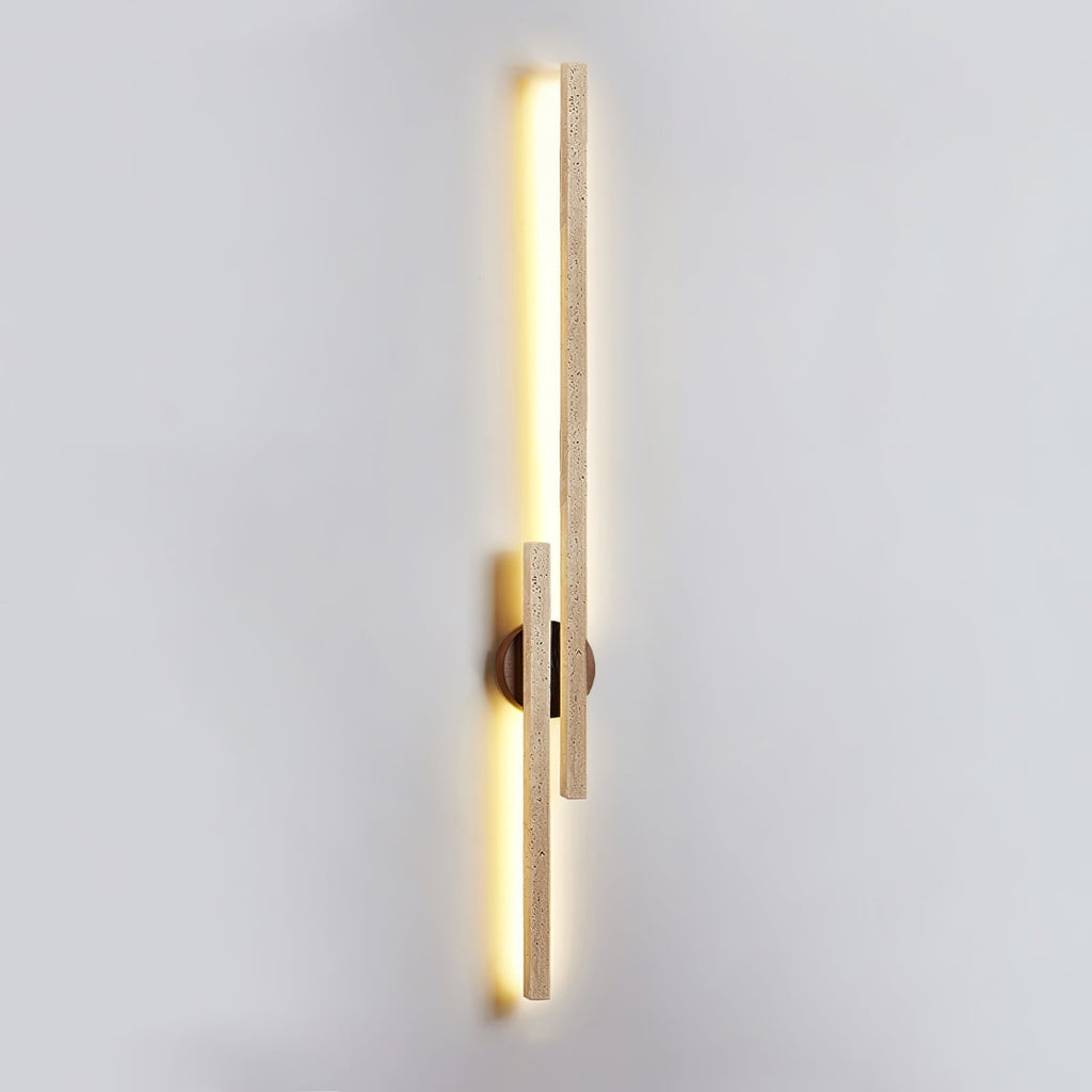 Baldencove Travertine Wall Light-Moonnatur