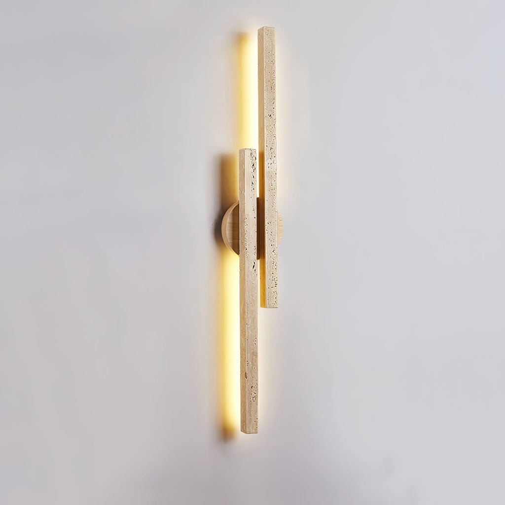 Baldencove Travertine Wall Light-Moonnatur