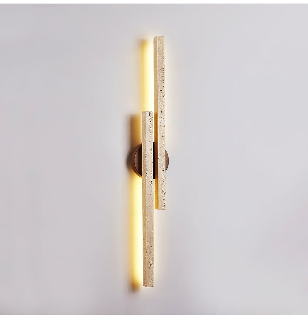 Baldencove Travertine Wall Light-Moonnatur