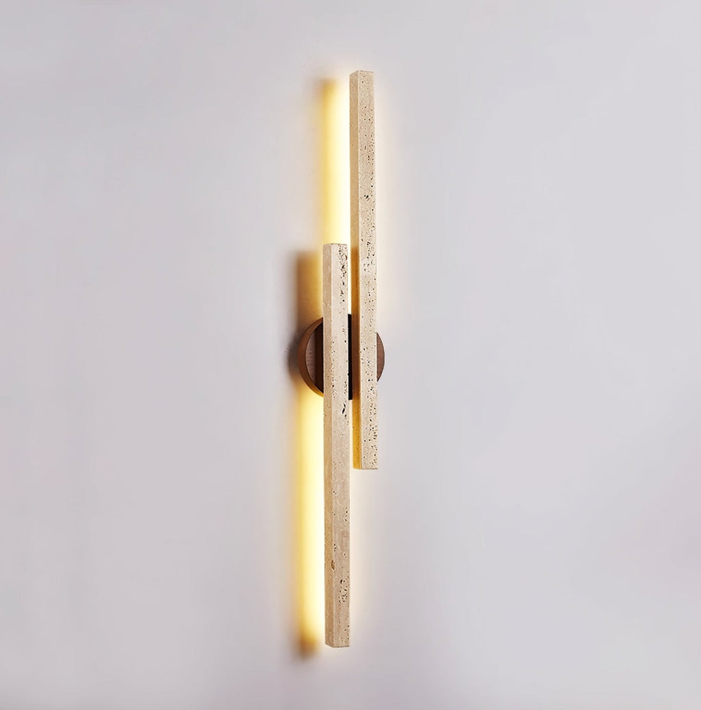 Baldencove Travertine Wall Light-Moonnatur