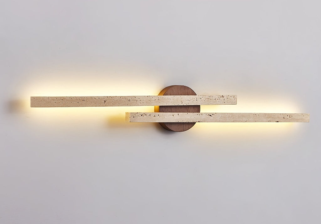 Baldencove Travertine Wall Light-Moonnatur