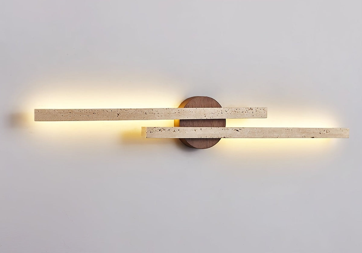 Baldencove Travertine Wall Light-Moonnatur