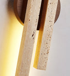Baldencove Travertine Wall Light-Moonnatur