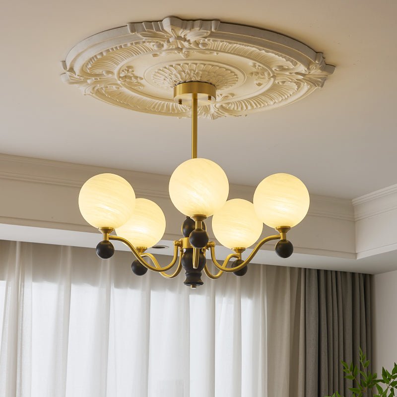 Sarona Wood Chandelier-Moonnatur