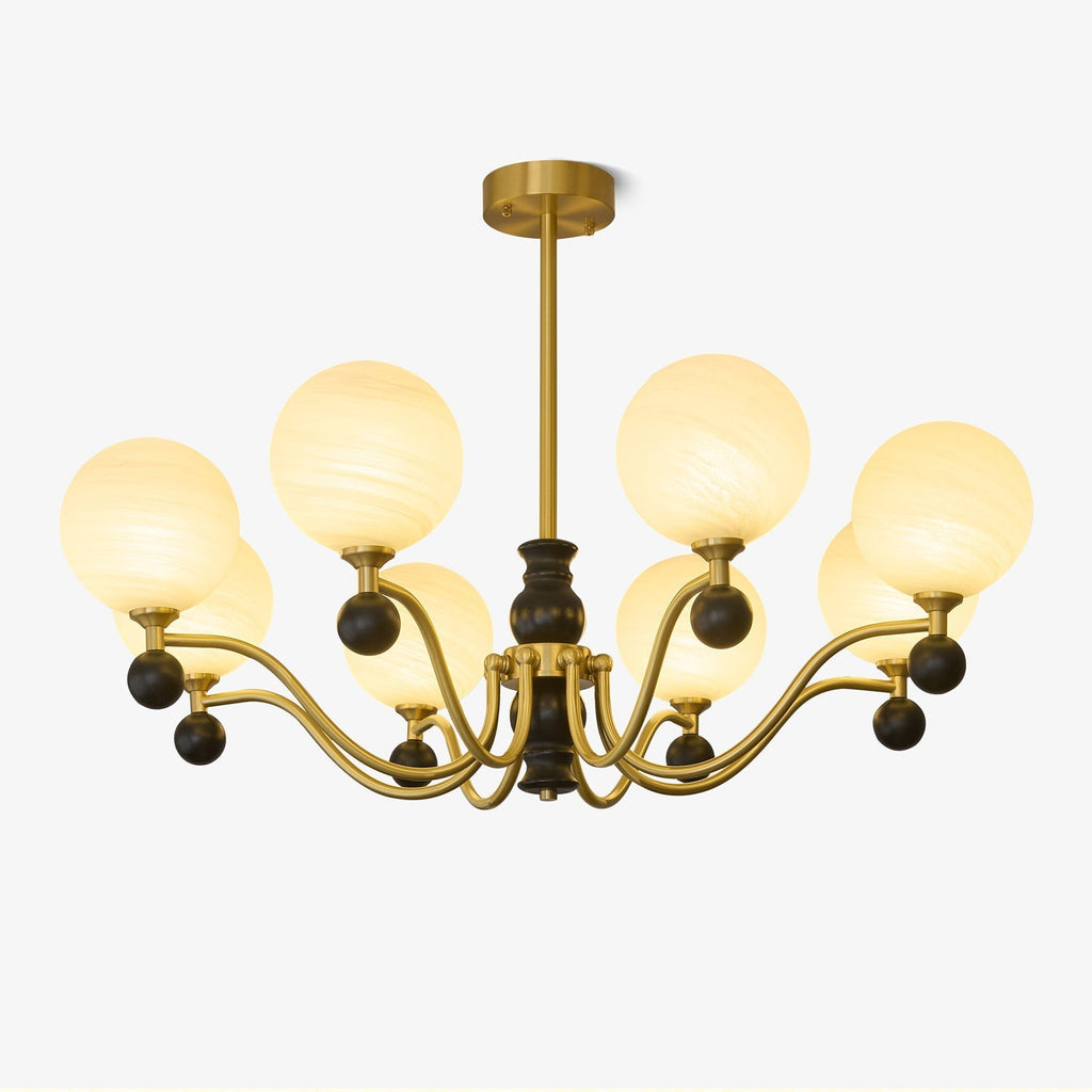 Sarona Wood Chandelier-Moonnatur