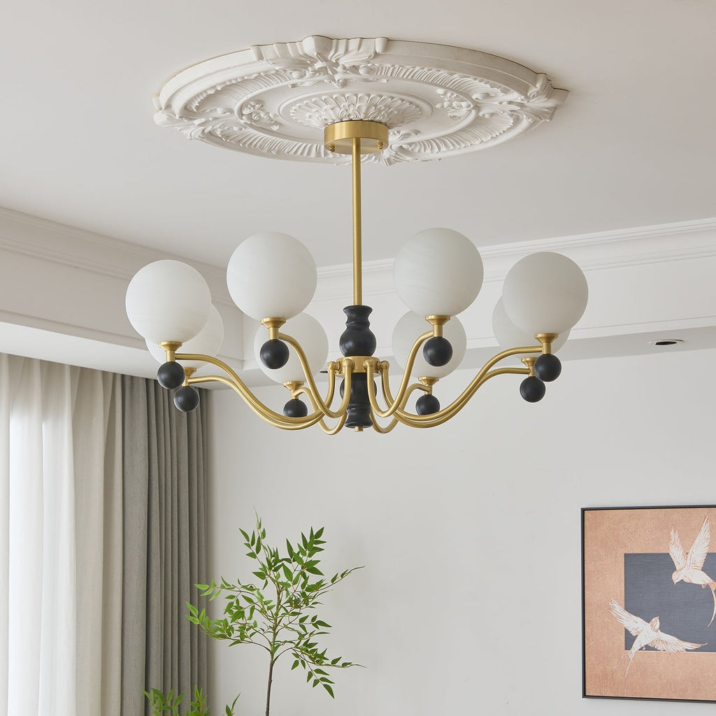 Sarona Wood Chandelier-Moonnatur