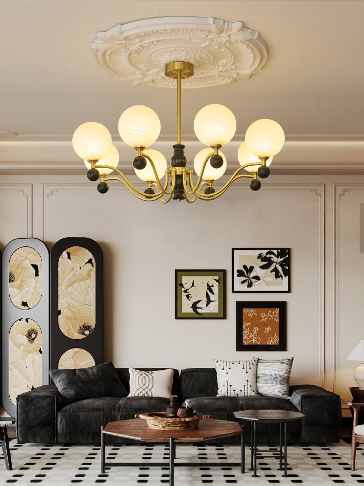 Sarona Wood Chandelier-Moonnatur