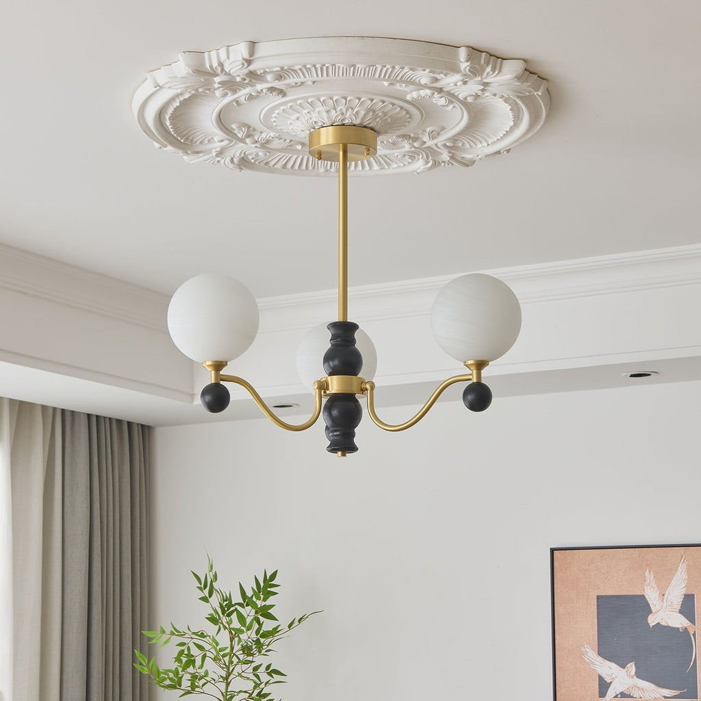 Sarona Wood Chandelier-Moonnatur