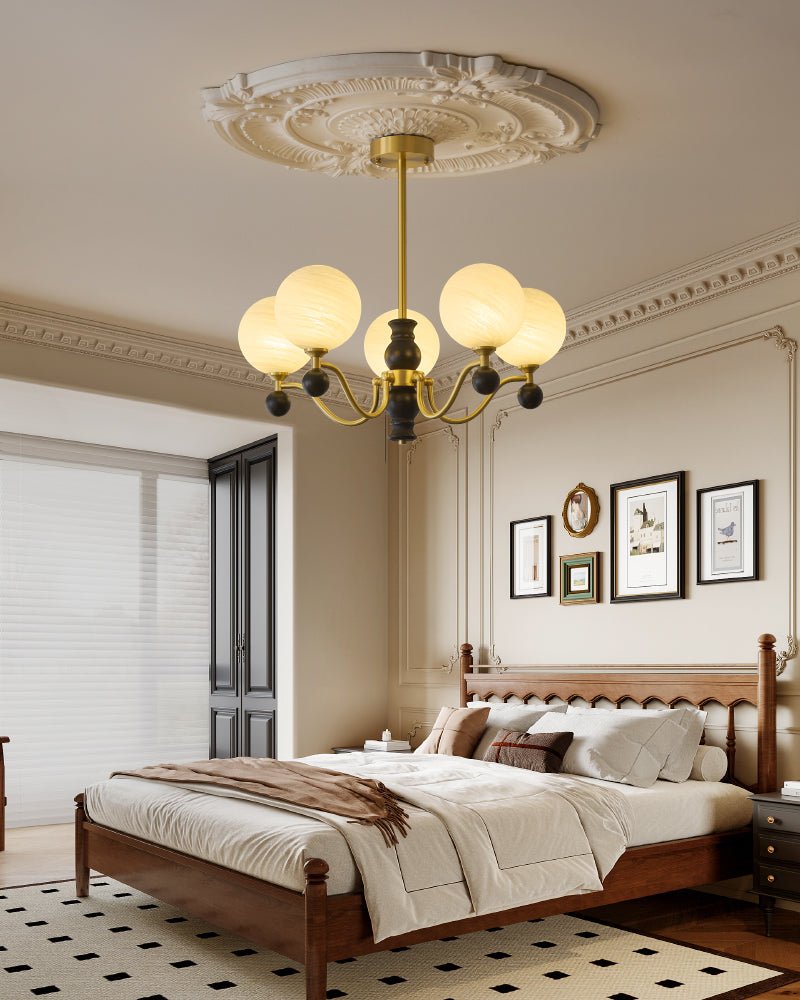 Sarona Wood Chandelier-Moonnatur