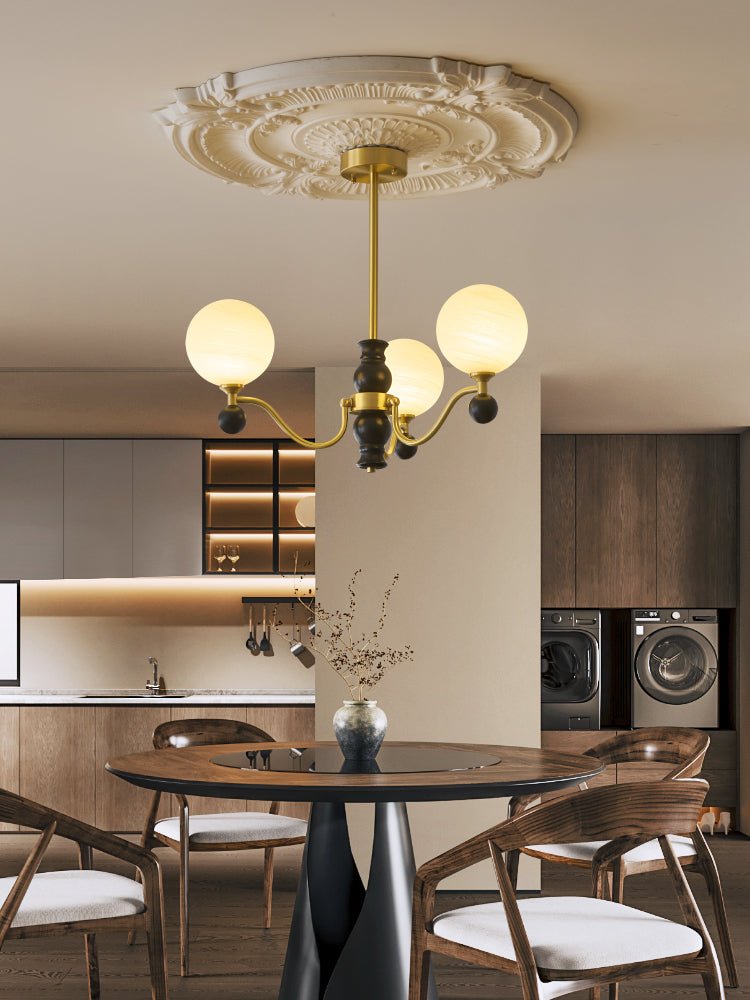 Sarona Wood Chandelier-Moonnatur